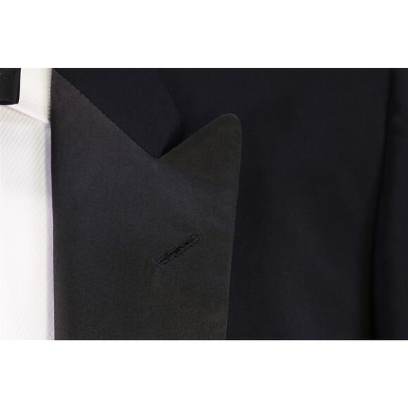 Rogers Peet Tuxedo Vintage New York Black 1-Btn Formal Blazer Jacket 42L - Picture 5 of 8